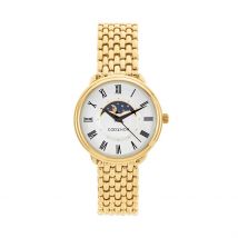 Montre Codhor Louna Argenté - Boîtier Jaune - Cadran Argenté - Bracelet Doré - Mécanisme en Quartz - Pour Femme - Histoire d'Or