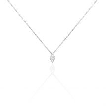 Collier Eirena Or Blanc Diamant - Pour Femme - Histoire d'Or