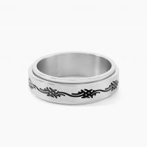 Bague Acier Blanc Lucas - Pour Femme - Histoire d'Or
