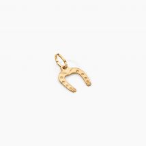 Pendentif Hillary Fer A Cheval Or Jaune - Pour Famille - Histoire d'Or