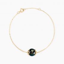 Bracelet Giunone Or Jaune Perle De Tahiti - Pour Femme - Pierre en Perle tahiti de forme Ronde - Histoire d'Or