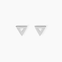 Boucles D'oreilles Puces Severine Argent Blanc - Pour Femme - Histoire d'Or
