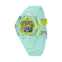 Montre Ice Watch Digit Explorer - Boîtier Jaune - Cadran Jaune - Bracelet Turquoise - Mécanisme en Quartz - Pour Enfant - Histoire d'Or