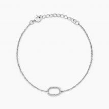 Bracelet Clem Argent Blanc - Pour Femme - Histoire d'Or
