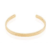 Bracelet Jonc Lilya Plaqué Or Jaune - Pour Femme - Histoire d'Or