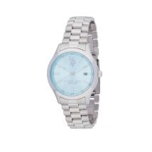 Montre U.S. Polo Us Polo Jayden Bleu Sky - Boîtier Argenté - Cadran Bleu sky - Bracelet Argenté - Mécanisme en Quartz - Pour Homme - Histoire d'Or