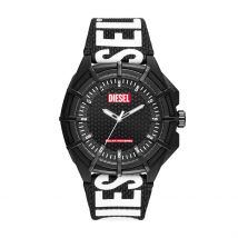 Montre Diesel Framed Noir - Boîtier Noir - Cadran Noir - Bracelet Noir - Mécanisme en Quartz - Pour Homme - Histoire d'Or