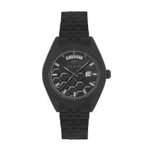 Montre Philipp Plein Date Superlative Gent Noir - Boîtier Noir - Cadran Noir - Bracelet Noir - Mécanisme en Quartz - Pour Homme - Histoire d'Or