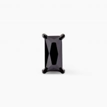 Piercing Oruro Acier Noir Oxyde De Zirconium - Pour Homme - Pierre en Oxyde de Zirconium de forme Rectangle - Motif Rectangle - Histoire d'Or