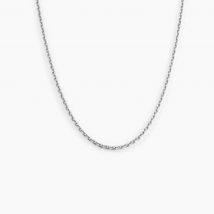 Chaîne Claudine Maille Forçat Argent Blanc - Pour Unisex - Histoire d'Or