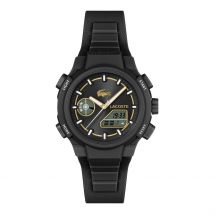 Montre Lacoste Lc33 Noir - Boîtier Noir - Cadran Noir - Bracelet Noir - Mécanisme en Quartz - Pour Femme - Histoire d'Or