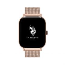 Montre Connectée U.s. Polo Assn. Noir - Boîtier Rose - Cadran Noir - Bracelet Rose - Mécanisme en Hybride - Pour Famille - Histoire d'Or