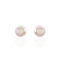 Boucles D'oreilles Puces Ursulina Or Jaune Perle De Culture - Pour Femme - Pierre en Perle de culture de forme Bouton - Histoire d'Or