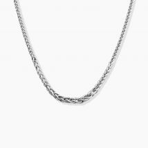Collier Jany Danilo Maille Palmier Or Blanc - Pour Femme - Histoire d'Or