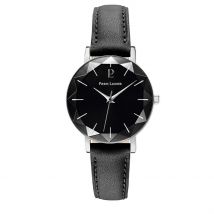 Montre Pierre Lannier Multiples Noir - Boîtier Blanc - Cadran Noir - Bracelet Noir - Mécanisme en Quartz - Pour Femme - Histoire d'Or