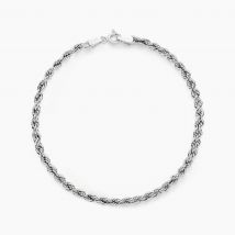 Bracelet Jerry Maille Corde Or Blanc - Pour Femme - Histoire d'Or