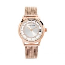 Montre Codhor Cloe Rose - Boîtier Rose - Cadran Rose - Bracelet Rose - Mécanisme en Quartz - Pour Femme - Histoire d'Or