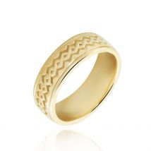 Bague Plaqué Or Jaune Hugh - Pour Homme - Histoire d'Or