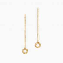 Boucles D'oreilles Pendantes Eclats Solaires Or Jaune - Pour Femme - Histoire d'Or