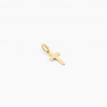 Pendentif Bathilde Croix Diamantee Or Jaune - Pour Unisex - Histoire d'Or