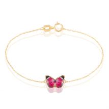 Bracelet Sulivia Papillon Or Jaune - Pour Enfant - Histoire d'Or