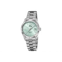 Montre Lotus Freedom Collection Turquoise - Boîtier Blanc - Cadran Turquoise - Bracelet Argenté - Mécanisme en Quartz - Pour Femme - Histoire d'Or