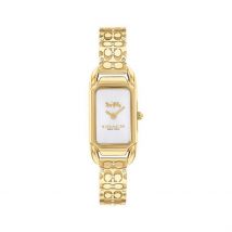 Montre Coach Cadie Blanc - Boîtier - Cadran Blanc - Bracelet Doré - Mécanisme en Quartz - Pour Femme - Histoire d'Or