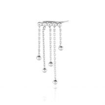 Bijou D'oreille Unitaire Fancy Argent Blanc - Pour Femme - Histoire d'Or