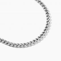 Collier Daniel Acier Blanc - Pour Homme - Histoire d'Or