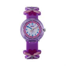Montre Upp Fuzzy Bicolore - Boîtier Autres - Cadran Bicolore - Bracelet Violet - Mécanisme en Quartz - Pour Enfant - Histoire d'Or