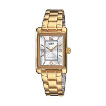 Montre Casio Collection Argenté - Boîtier Blanc - Cadran - Bracelet Jaune - Mécanisme en Quartz - Pour - Histoire d'Or