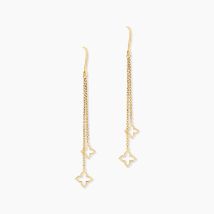 Boucles D'Oreilles Pendantes Narendra Or Jaune - Pour Femme - Histoire d'Or