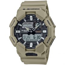 Montre Casio G-shock Noir - Boîtier Autres - Cadran Noir - Bracelet Kaki - Mécanisme en Quartz - Pour Homme - Histoire d'Or