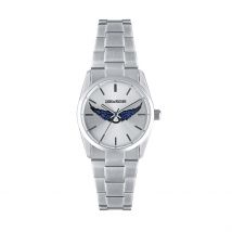 Montre Zadig & Voltaire Argenté - Boîtier Blanc - Cadran Argenté - Bracelet Argenté - Mécanisme en Quartz - Pour Femme - Histoire d'Or