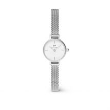 Montre Daniel Wellington Petite Mini Blanc - Boîtier Blanc - Cadran Blanc - Bracelet Argenté - Mécanisme en Quartz - Pour Femme - Histoire d'Or