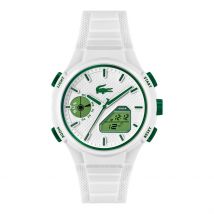 Montre Lacoste Lc33 Blanc - Boîtier Blanc - Cadran Blanc - Bracelet Blanc - Mécanisme en Quartz - Pour Homme - Histoire d'Or