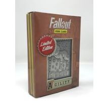 Fallout Metal Perk Card (Agility)