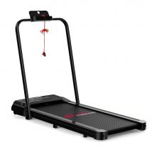 Brushless Motor Treadmill Walking Pad 1-10KM/H Under Desk Treadmill with Low Noise With Handrail / Black