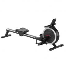 Magnetic Rowing Machine for Home Gym Office Workout 16 Level Adjustable Resistance with LCD Monitor