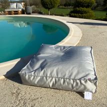 Coussin de sol inter / exter - Gris - Polyester - Home Maison