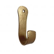 Patère style industriel brut - Doré - 10 cm - Métal - Home Maison