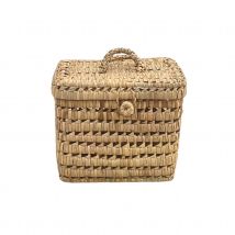 Coffre de rangement feuille de palmier - Beige - Osier - Home Maison