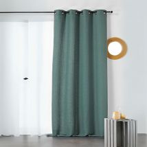 Rideau en nid d'abeille - Vert - Coton - Home Maison