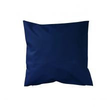 Housse de coussin extérieur avec zip - Bleu Marine - 60x60 cm - Polyester/Toile - Home Maison