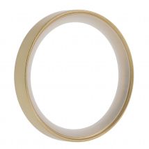 Lot de 10 anneaux plats pour tringle D28 mm doré mat - Doré Mat - 28 mm - Métal - Home Maison