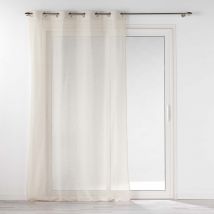 Voilage - Effet lin tissé - Lin - 140x240 cm - Polyester - Home Maison