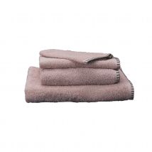Serviette de bain grand hotel - Vieux rose - 70x140 cm - Coton - Home Maison