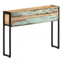 Jardinière extérieure en bois de récupération - Noir - 90x70 cm - Bois - Home Maison