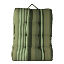 Matelas extérieur à rayures - Vert - 60x80 cm - Polyester - Home Maison