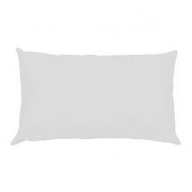 Taie D'oreiller Rectangle Unie en Coton - Blanc - Coton - Home Maison